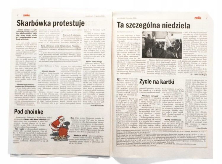 GAZETA SOLIDARNOŚĆ WIELKOPOLSKA, ZBRODNIA PRZECIWKO NADZIEI 1981 (2006)