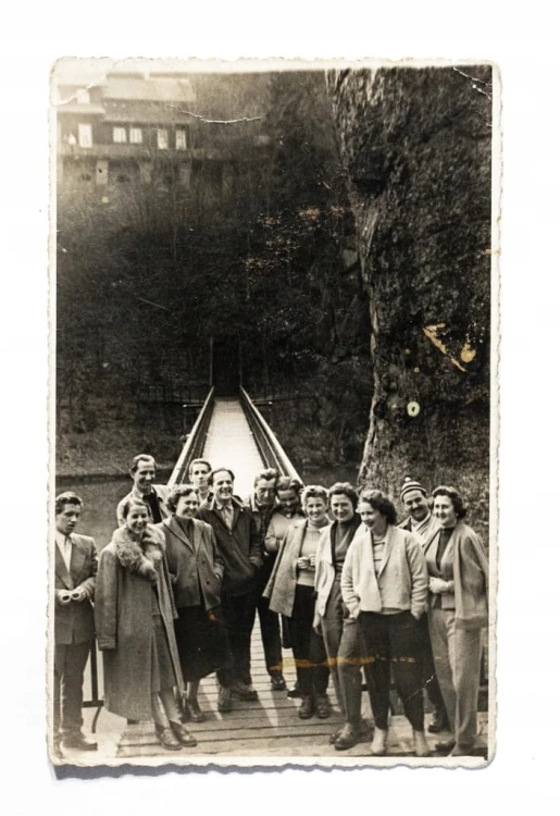 STARA FOTOGRAFIA - WYCIECZKA W GÓRACH II RP