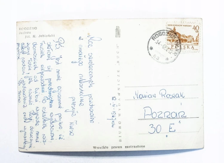 ROGOŹNO - JEZIORO 1967