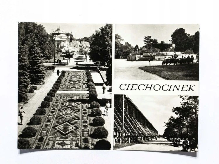 CIECHOCINEK - DYWAN KWIATOWY, FONTANNA GRZYBEK, TĘŻNIE SOLANKOWE l. 60