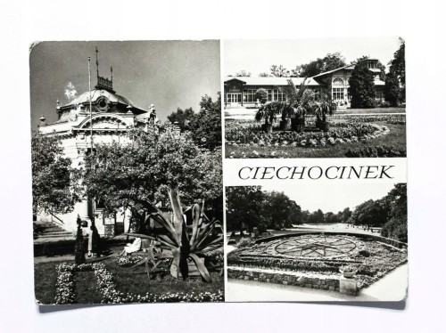 CIECHOCINEK - ZARZĄD UZDROWUSKA, PARK, ZEGAR KWIATOWY 1973