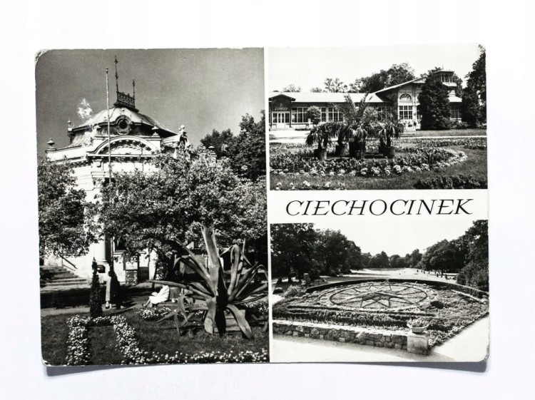 CIECHOCINEK - ZARZĄD UZDROWUSKA, PARK, ZEGAR KWIATOWY 1973