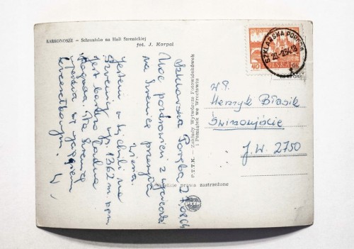 KARKONOSZE - SCHRONISKO NA HALI SZRENICKIEJ 1964