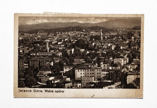 JELENIA GÓRA - PANORAMA MIASTA 1950