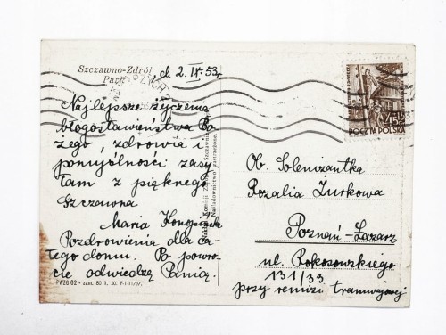 SZCZAWNO ZDRÓJ - PARK 1953