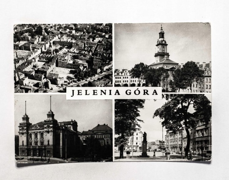 JELENIA GÓRA - TEATR, RATUSZ, RYNEK, PLAC B. BIETURA 1987