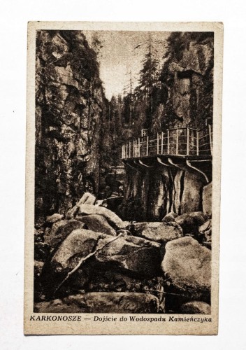 KARKONOSZE - DOJCIE DO WODOSPADU KAMIEŃCZYKA 1949