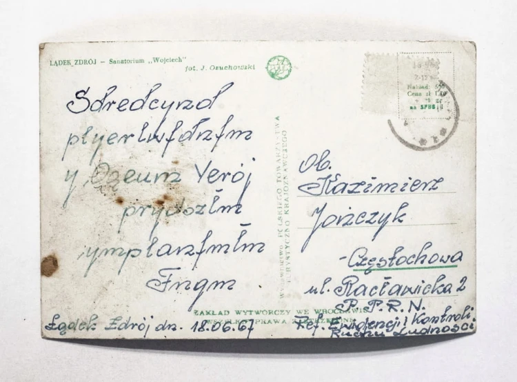 LĄDEK ZDRÓJ - SANATORIUM WOJCIECH 1967