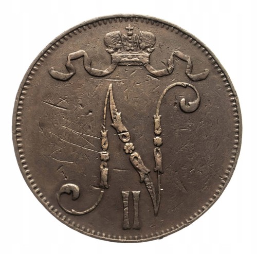 Finlandia, Mikołaj II (1895-1917), 5 pennia 1901