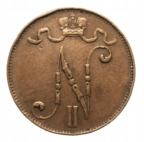 Finlandia, Mikołaj II (1895-1917), 5 pennia 1906