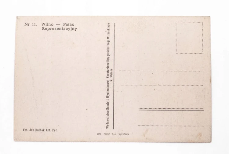 WILNO - PAŁAC REPREZENTACYJNY II RP