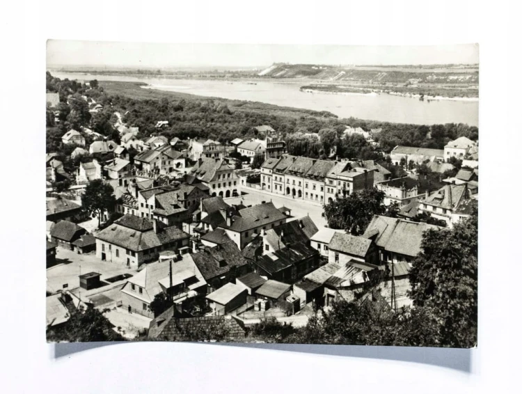 KAZIMIERZ DOLNY - WIDOK Z GÓRY TRZECH KRZYŻY 1974