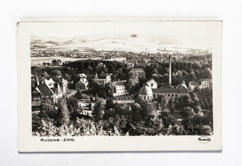 KUDOWA ZDRÓJ - PANORAMA MIASTA 1956
