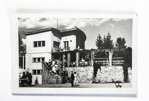 KRYNICA - STACJA KOLEJKI LINOWEJ NA PARKOWEJ GÓRZE 1956