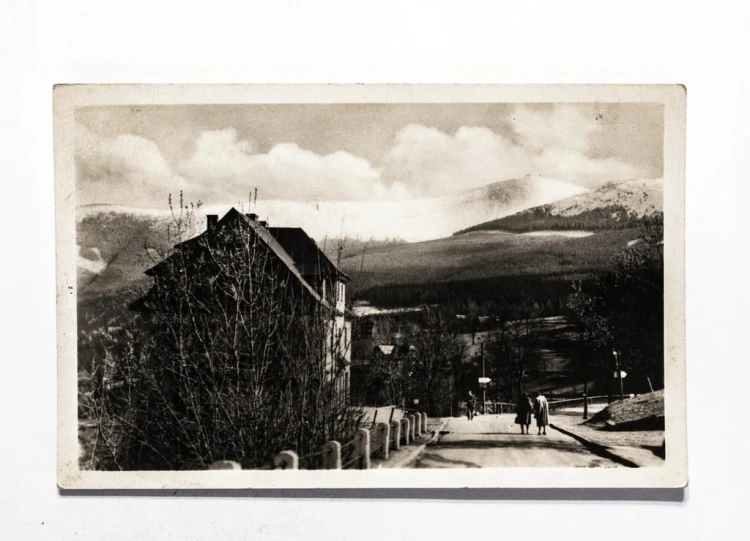 BIERUTOWICE - WIDOK NA ŚNIEŻKĘ 1951