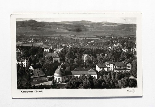 KUDOWA ZDRÓJ - PANORAMA MIASTA 1957