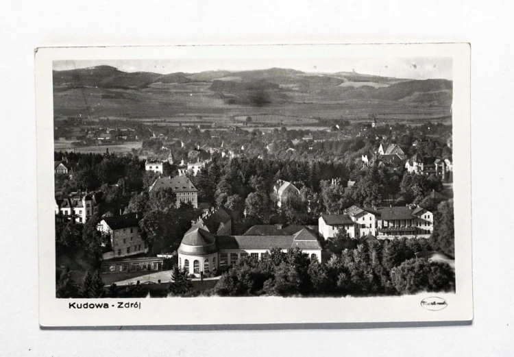 KUDOWA ZDRÓJ - PANORAMA MIASTA 1957