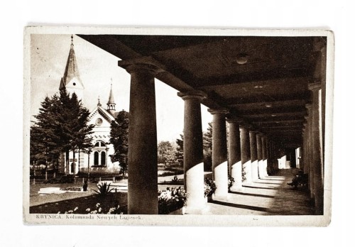 KRYNICA - KOLUMNADA NOWYCH ŁAZIENEK 1962