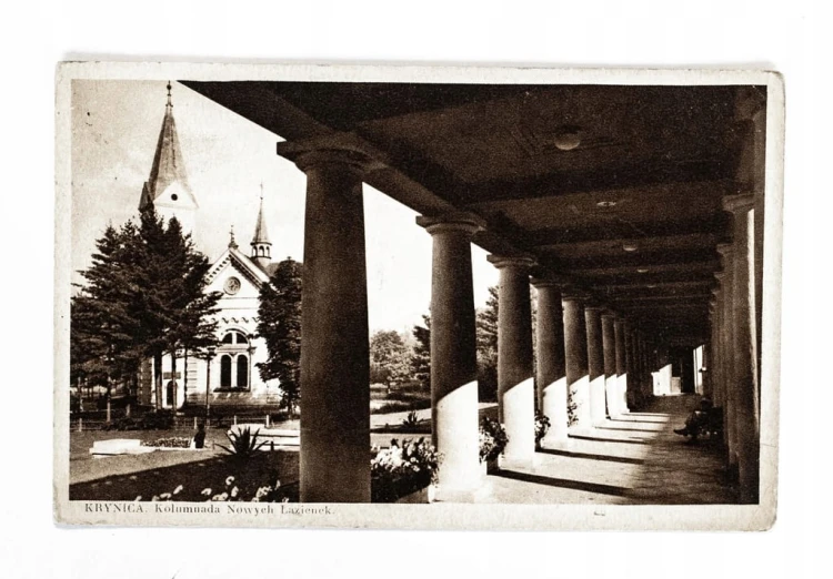 KRYNICA - KOLUMNADA NOWYCH ŁAZIENEK 1962