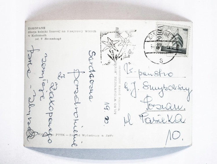 ZAKOPANE - STACJA KOLEJKI LINOWEJ NA KASPROWY WIERCH W KUŹNICACH l. 60