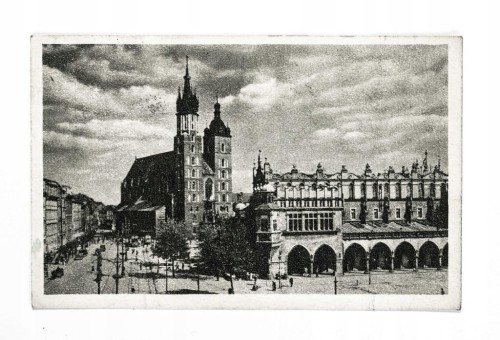 KRAKÓW - SUKIENNICE, KOŚCIÓŁ MARIACKI, RYNEK l. 50