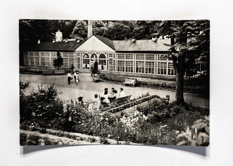DŁUGOPOLE ZDRÓJ - KAWIARNIA, ŚWIETLICA 1965