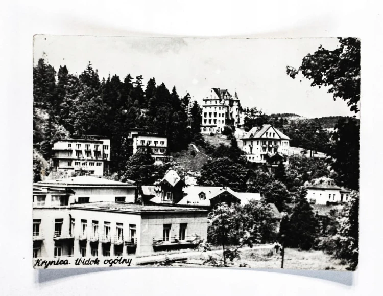 KRYNICA - PANORAMA MIASTA, SANATORIA 1959