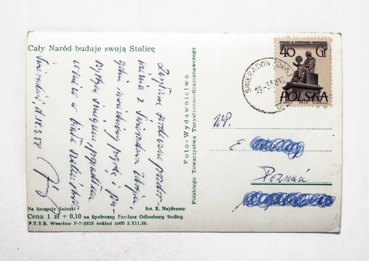 KARKONOSZE - ŚNIEŻKA 1958