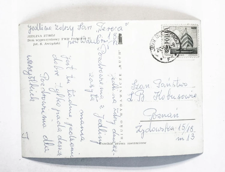 JEDLINA ZDRÓJ - DOM WYPOCZYNKOWY FWP PODGÓRZE II 1971