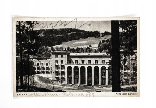KRYNICA - NOWY DOM ZDROJOWY, WILLA ALINA 1948