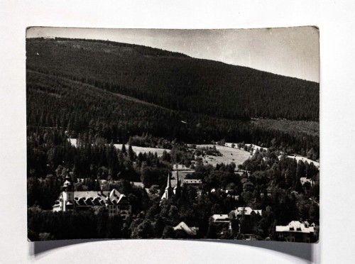 ŚWIERADÓW ZDRÓJ - PANORAMA MIASTA 1958