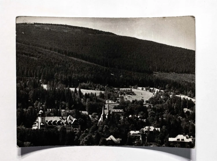 ŚWIERADÓW ZDRÓJ - PANORAMA MIASTA 1958