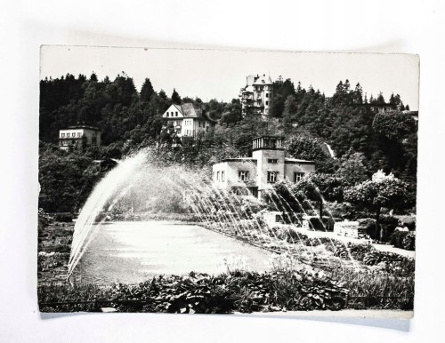 KRYNICA - FONTANNA W PARKU 1959