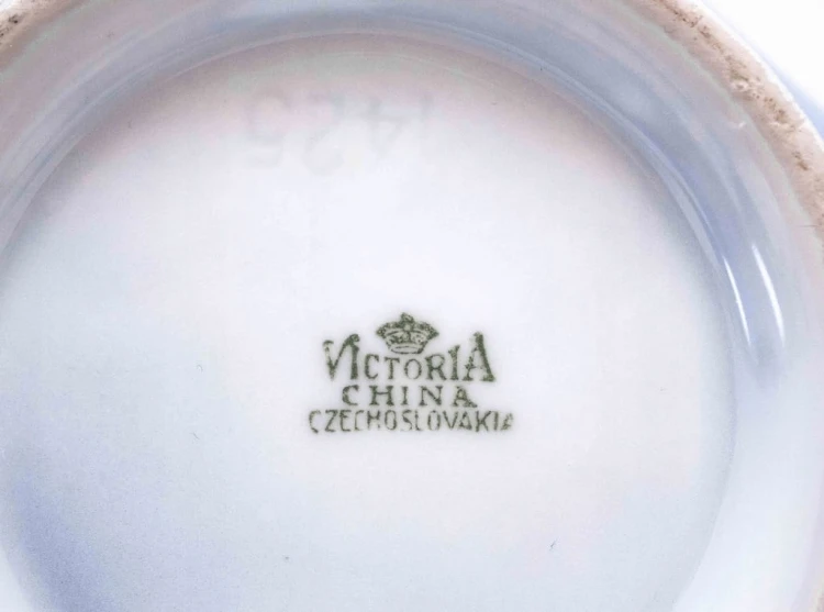 STARY SERWIS HERBACIANO-KAWOWY - VICTORIA CZECHOSŁOWACJA CHINA