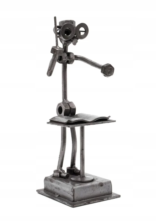 STAR METALOWA RZEŹBA - DYRYGENT, HANDMADE MJM HAMBURG