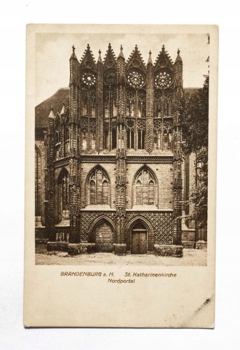 STARA POCZTÓWKA - NIEMCY, BRANDENBURG, KOŚCIÓŁ ŚW. KATARZYNY