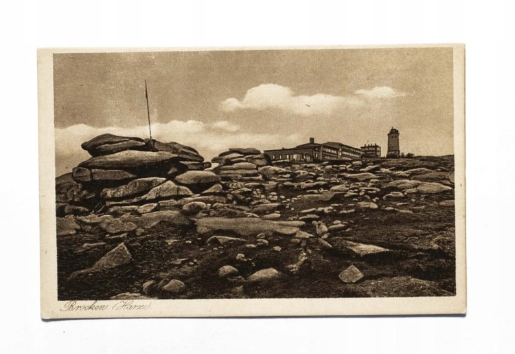 STARA POCZTÓWKA - NIEMCY, GÓRY HARZ, SZCZYT BROCKEN l. 30