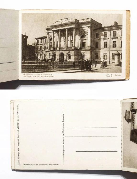 WARSZAWA - ZESTAW POCZTÓWEK II RP