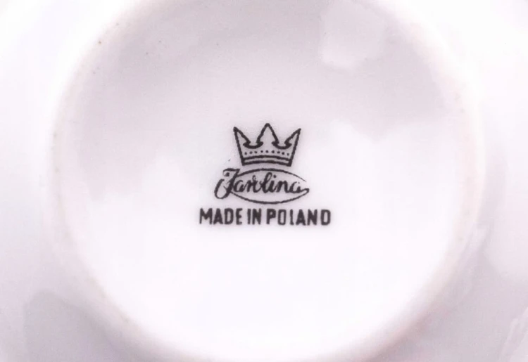 ZESTAW STARYCH FILIŻANEK PORCELANOWYCH KAROLINA