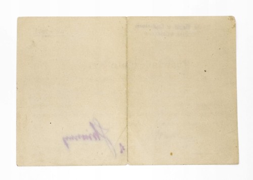 ZAŚWIADCZENIE PRZYSPOSOBIENIA ZAWODOWEGO I WOJSKOWEGO, CZĘSTOCHOWA 1930