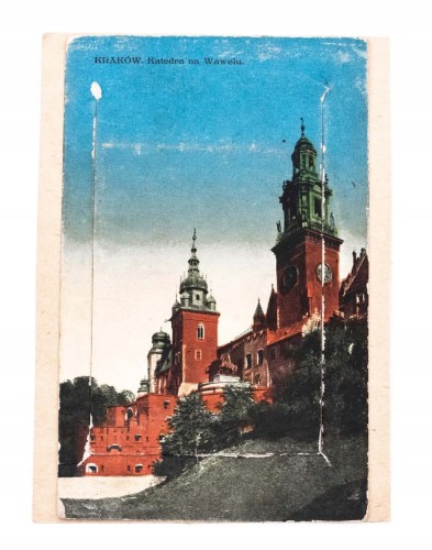 KRAKÓW - KATEDRA NA WAWELU II RP (rozkładanka)