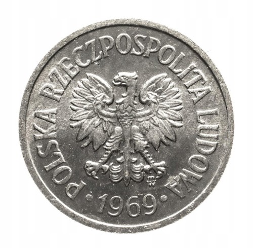 Polska, PRL (1944-1989), 10 groszy 1969, Warszawa